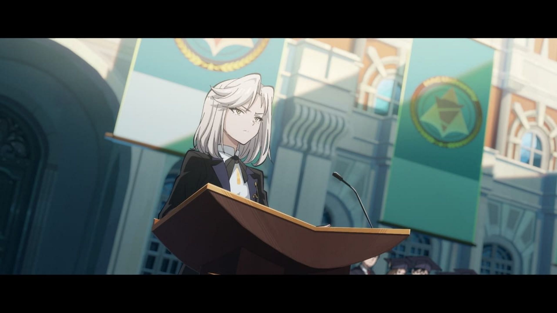 Liu Yuwei's graduation speech (Image via Pb Animation/LAN Studio/Paper Plane Animation)